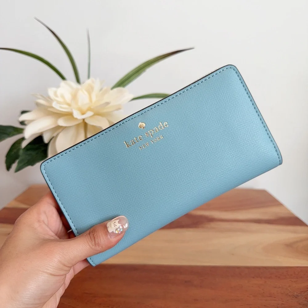 NWT Kate Spade Schuyler Large Slim‎ Bifold Wallet